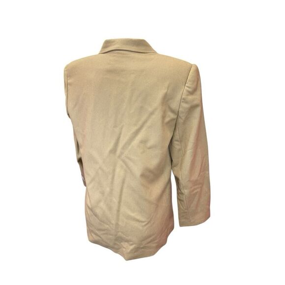 SAG Harbor 100% Wool Camel Blazer Jacket Size 8 Petite NWT Vintage Look - Picture 10 of 16